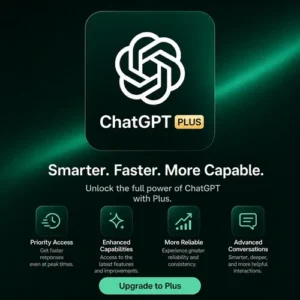ChatGPT Plus Monthly Subscription – Instant Access to Advanced AI (Copy) (Copy) (Copy) (Copy) (Copy) (Copy)